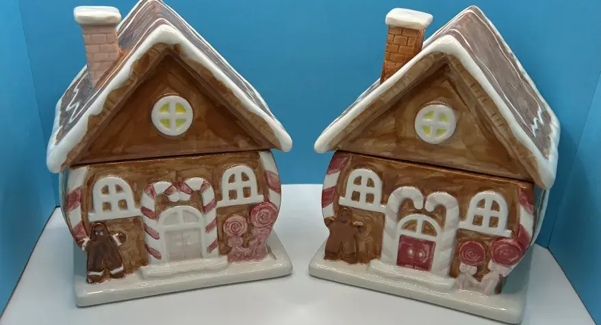 Decorated Gingerbread Houses