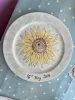 Plate pottery painting